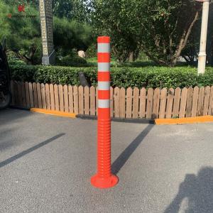 Quality H100cm TPU Flexible Warning Post Road Bollard Delineator Post wholesale