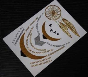 Quality Gold and silver metallic tattoo wholesale
