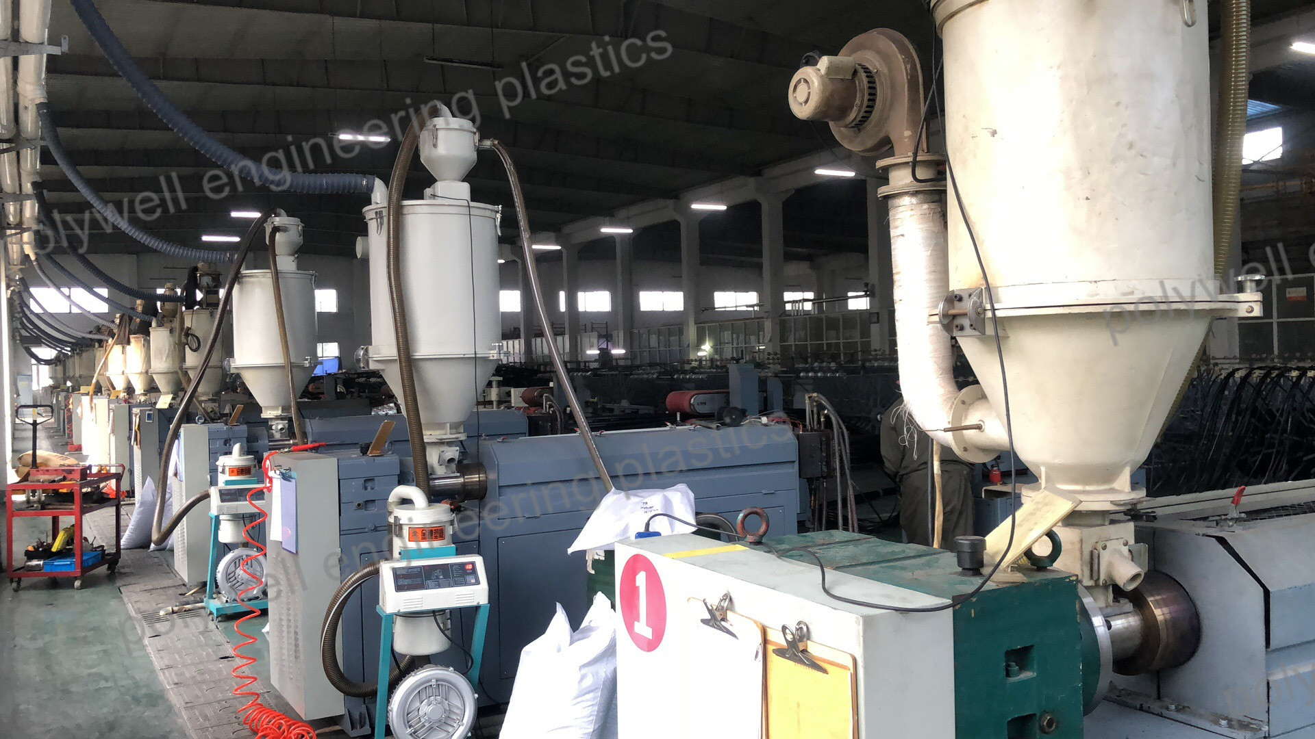 PA66GF25 Granulator Machine Plastic Pellet Making Production Line Granules Extrusion Equipment