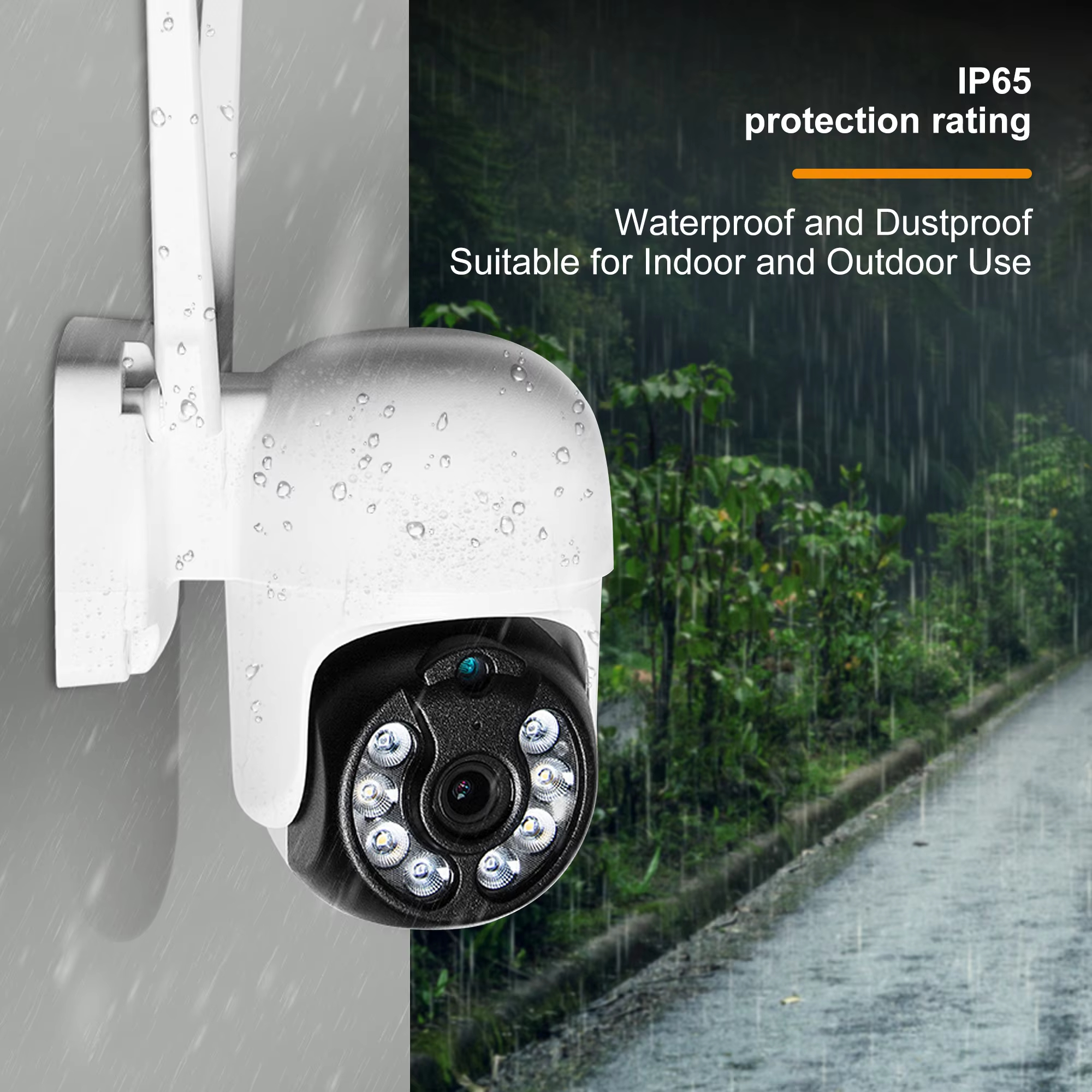4MP HD Security Tuya Smart Wifi Camera Auto Tracking PTZ Home Network CCTV Camera Wireless Network Camera