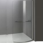 Transparent Bath Shower Screen Glass Bent Tempered Glass