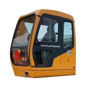 Quality FCC Mini Digger Glass Replacement HYUNDAI Excavator Front Windscreen wholesale