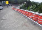 Red Color Safety Roller Barrier System Tunnel Opening For Bucket / Accident Car