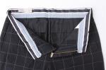 100% Cotton Chino Plaid Shorts Outfit Men Navy Black For Sports