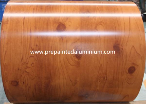Brick / Wooden Grain Pre Painted Galvalume Sheets , Precoated Galvalume Sheets