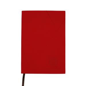Quality Embossed Logo Custom Journal Notebook A5 Red Color For Company Promotion wholesale