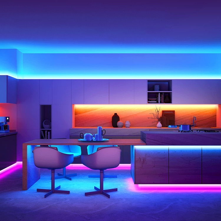 Luces RGB LED Strip Light DC12V 24V 10mm Tira LED RGB 4 Pin