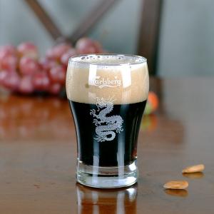 Quality 10oz Tulip Half Pint Carlsberg Beer Glass For Bar wholesale