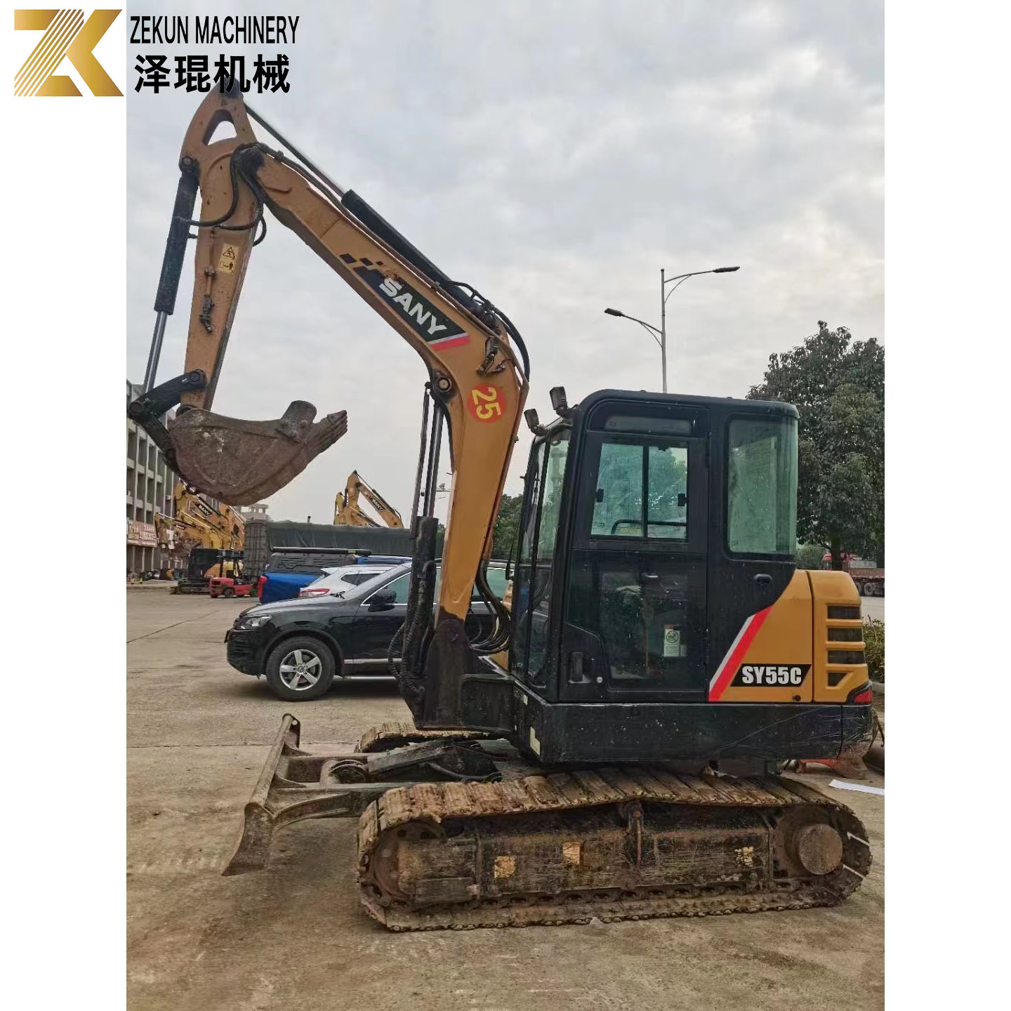 5.5 Ton SANY SY55C Used Hydraulic Crawler Excavator for sale