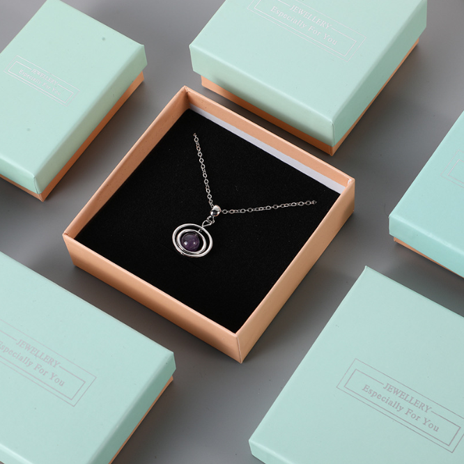Factory Customized Logo Unique Recycled Eco-friendly Paper Jewelry Gift Packaging Luxury Fashion Women Jewelry Box Packaging