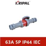 63A 380V industrial power supply waterproof plug connector combination