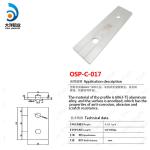 Photovoltaic Support Aluminum Alloy Guide Rail Connector