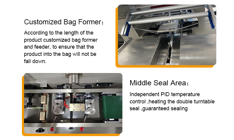 100bags/min Shrink Packaging Machines 350mm No Tray Biscuits
