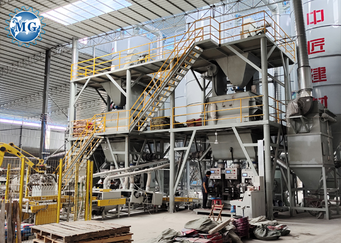 Tile adhesive making machine