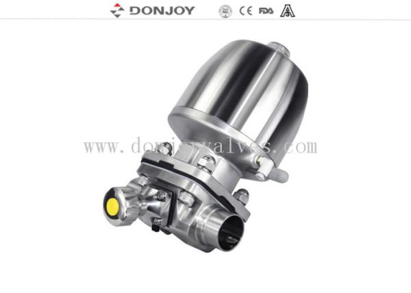 Welding Multipass Pneumatic Sanitary Diaphragm Valve with SS304 Stainless Steel