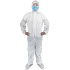 Quality Tuv Personal Chemical Disposable Chemical Suit , White Disposable Overalls wholesale