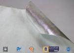 0.8mm Silver Aluminum Foil Laminated Fiberglass Fabric Heat Resistant