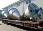 Stable Running Conical Ribbon Mixer , Professional Battery / Granule Material