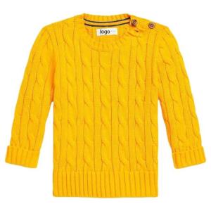Quality 2023 Winter sweaters for kids cable knitting pullover Children Girls sweaters Clothes kids wholesale