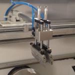 single color new good air pressure semi-automatic bucket silk screen printing