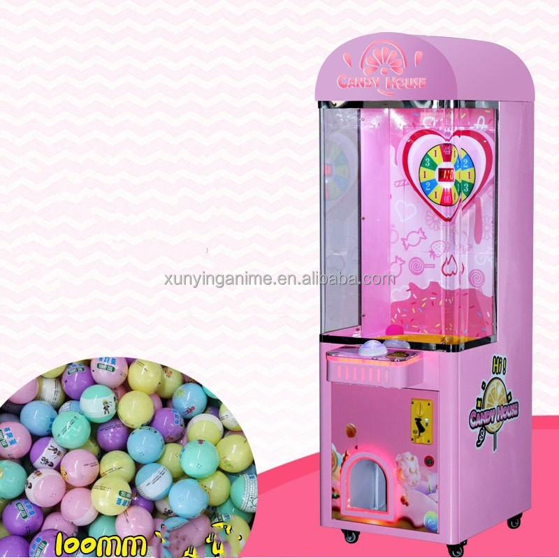 EU/US/UK/AU Plug Coin Operated Candy House Vending Gift Machine with Customized Design