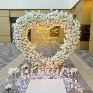 Quality Plug Powered Custom Neon Marquee Light Up Letters for Wedding Party Will You Marry Me wholesale