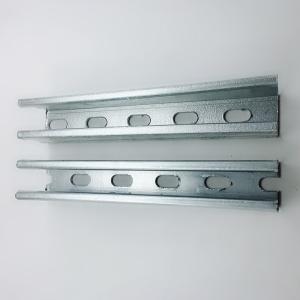 Quality Corrosion Resistant Galvanized Silver Metal Strut Channel 3m/6m Length 3.26kg/m Weight wholesale
