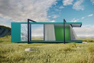 Quality Serene &amp; Sustainable Retreat/Yard Studio Pre Made Homes With Prefablight Gauge Frame House wholesale