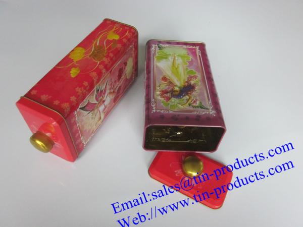 Food tin box with handle for different goods pack directly /Food grade from