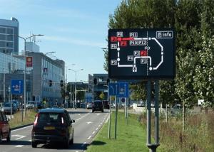 Quality Electronic Digital Message Centers Variable Traffic Signs 960mm X 960mm wholesale