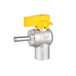 Customized Brass Gas Ball Valve Nickel Plated Gas Valve Handle Aluminium