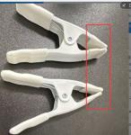 2 4 6 9 Inch Mini Small Metal Spring Clamps A Type Wedding Dress Clamp White