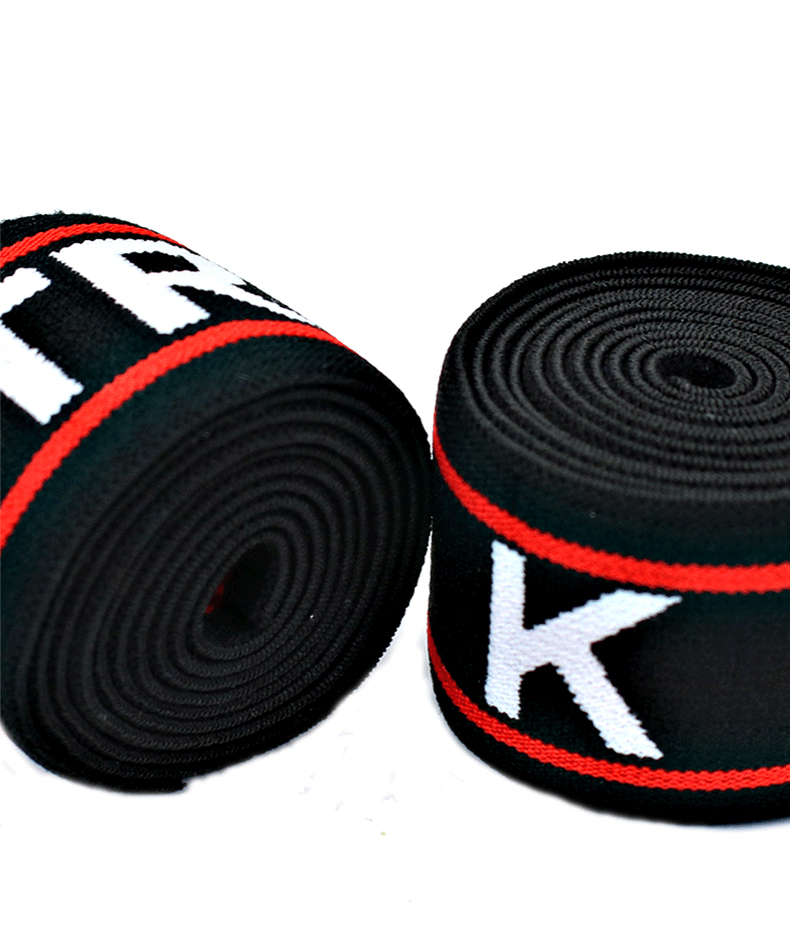 polyester elastic band for clothing waistband underwear custom logo knitted elastic jacquard band