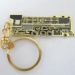 Low price and high quality Imitation Cloisonné Promotional Metal Keyrings