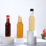 5oz 150ml Round Hot Sauce Bottles Glass Chili Sauce Bottle