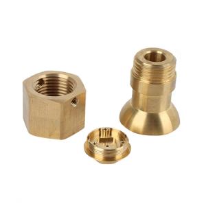 Quality Zinc Plating Casing Joint Brass CNC Machining Parts wholesale