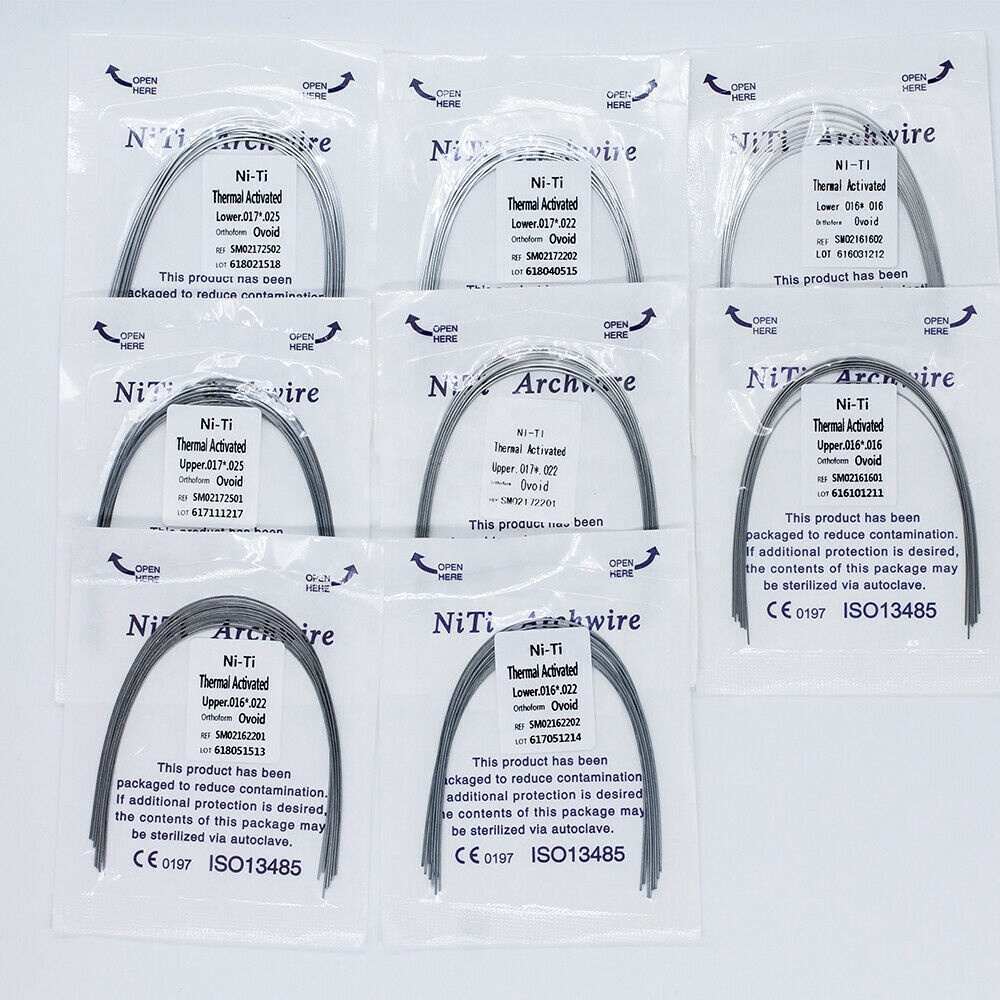 Rectangular Stainless Steel Dental Areal Arch Wire and Super Elastic for Dental Orthodontic Needs