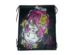 Colorful 75g Unwoven Drawstring Back Bag, Non Woven Carry Bag For Advertising,