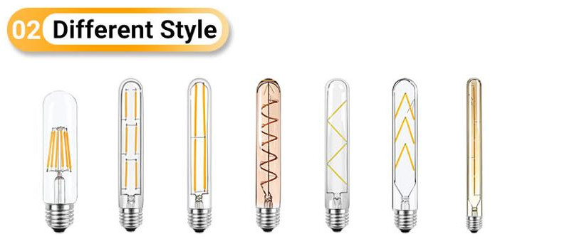 T30 E27 Edison LED filament Bulb 4W led filament light for Bedroom Decoration
