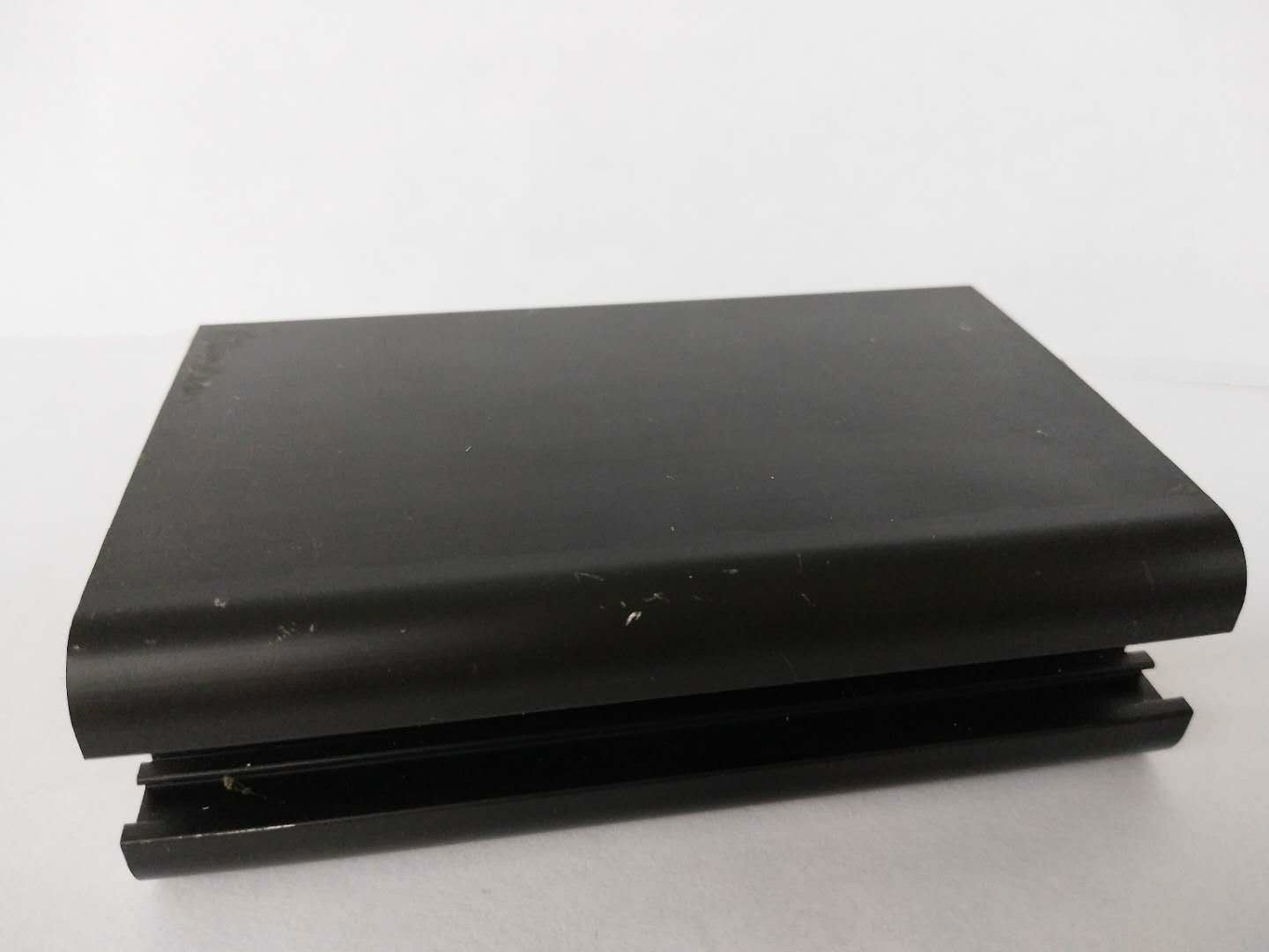 Oxidizing Sand Blast Black Aluminum Window Profiles , High Precise T Slot Aluminum Profile