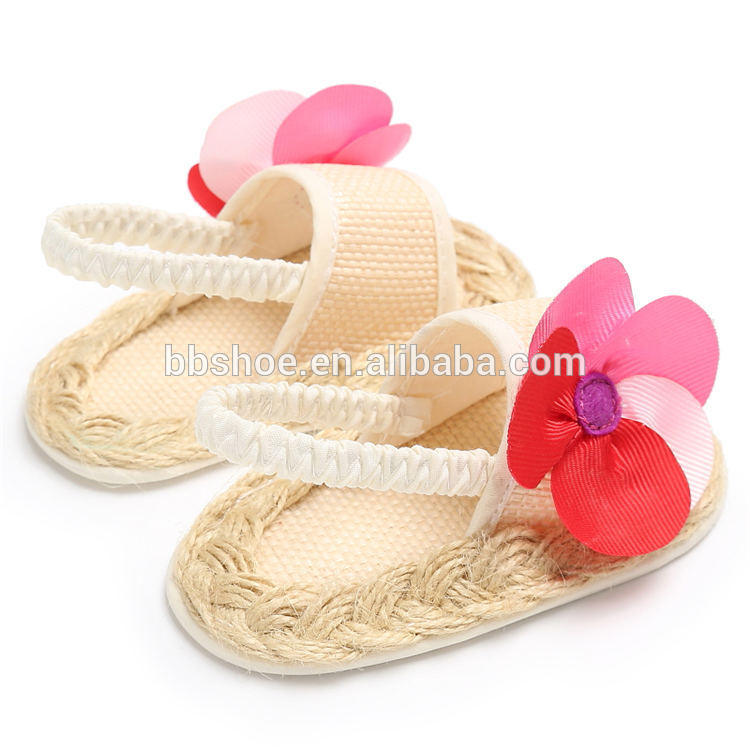New designed Colorful flower slipper 0-18months First walker baby slipper