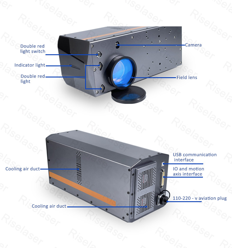 Highly Integrated Fiber Laser Marker Engraving For Meal Packaging Printing