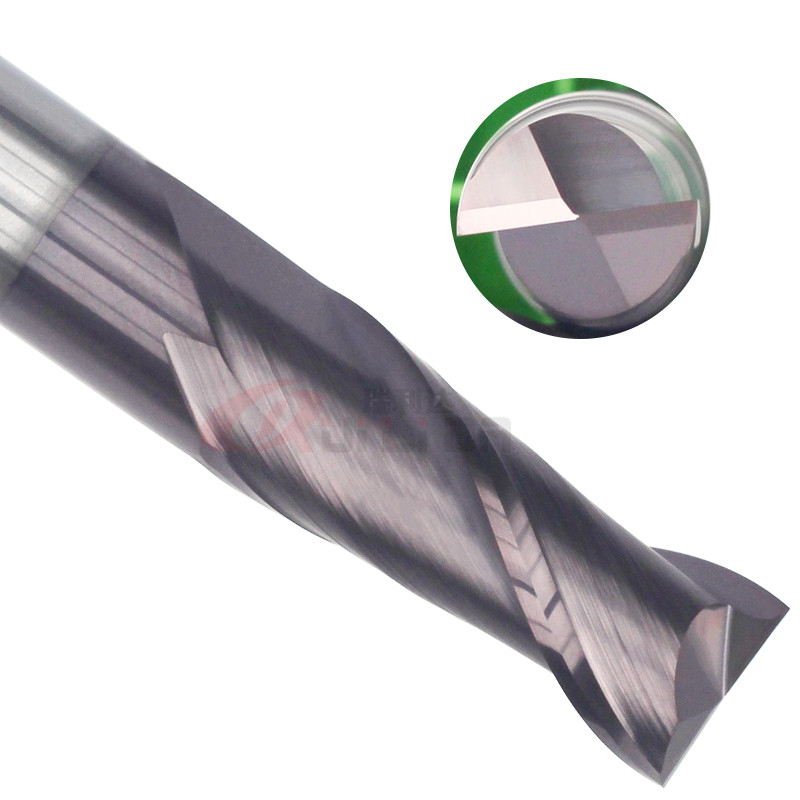 7/16" 8mm 10mm 12 Mm 2-Flute Stepped End Mill With Edge Radius