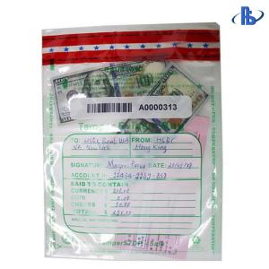 Quality Anti Tamper PE Tamper Evident Security Bags , Bank Deposit Security Bags wholesale