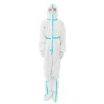 High Permeability Medical Protective Clothing Work Coverall Adjustable Tightness