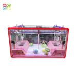 Commercial Flat 4 Players Custom Claw Crane Machine For 6 Inches Plush Toys