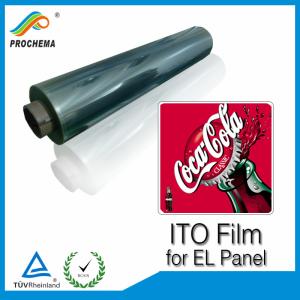 Quality ito film conductive ito pet film 100ohm ito coated pet film for EL printing wholesale