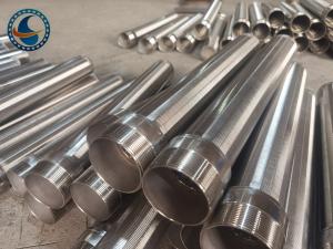 Quality SS 316L OD65MM Wedge Wire Screen Slot 0.4mm For Wasterwater Treatment wholesale