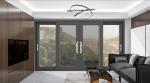 Hurricane Proof Aluminium Glass Sliding Doors 4 Tracks For Casement