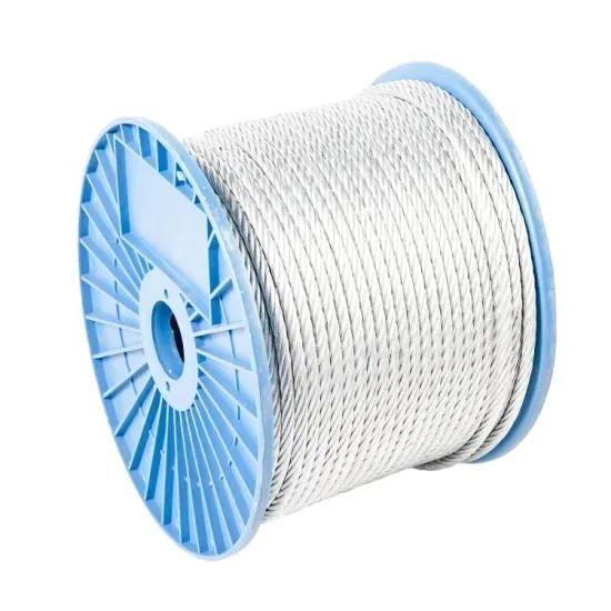 Topone stainless steel spring wire Wire Rope 1000 FT 1/8" 3/16" 1/4" 1X19 7X7